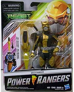 ワケアリ特価 HASBRO POWER RANGERS BEAST MORPHERS 6インチアクションフィギュア GOLD RANGER 